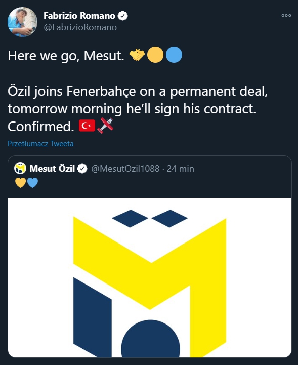 POTWIERDZONE! Mesut Oezil zmienia klub!